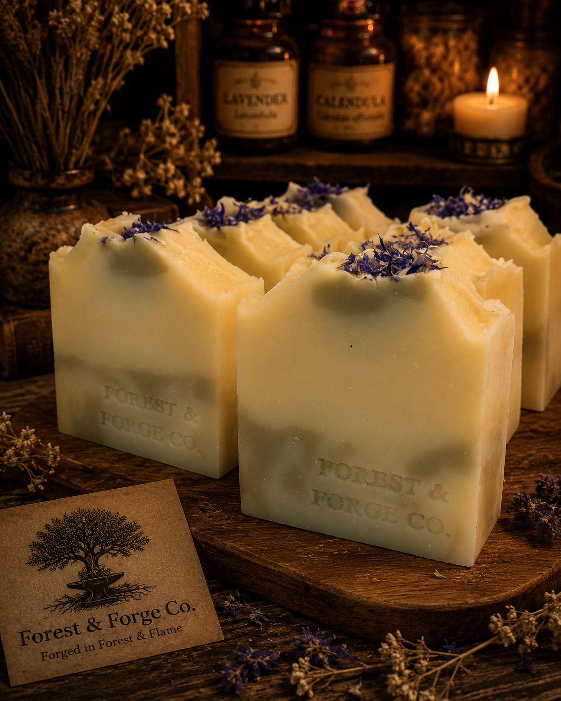 Moonlit Grove handcrafted tallow soap